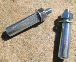 COTTER PIN PAIR 9,5 MM ZINC PLATED