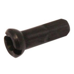NIPPLE 2X16MM BLACK 14G