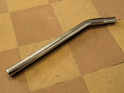 SEATPOST 25.4/400 MM LAYBACK CHROME