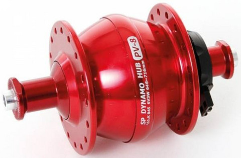 DYNAMO HUB SHUTTER PRECISION PV-8 32H RED