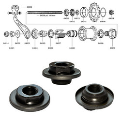 SHIMANO 1-V CB-E110 BEARING CONE W/DUST SHIELD
