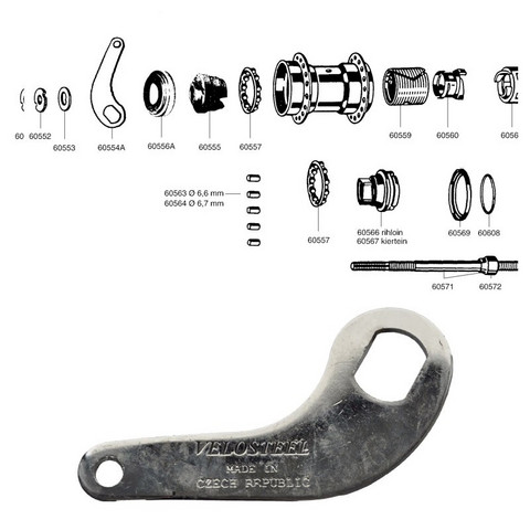 Coaster brake clearance arm