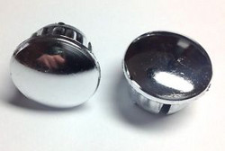 END CAP CHROME PLASTIC