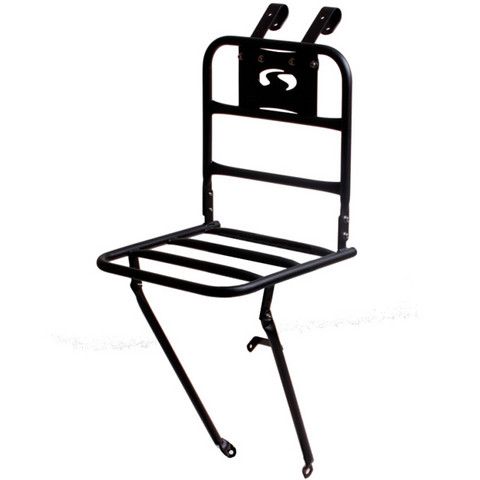 FRONT RACK STECO BLACK 30 CM