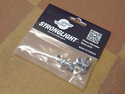 CHAINRING BOLT SET STRONGLIGHT 18MM / 5MM TRIPLE CHAINRINGS, 5 PAIRS