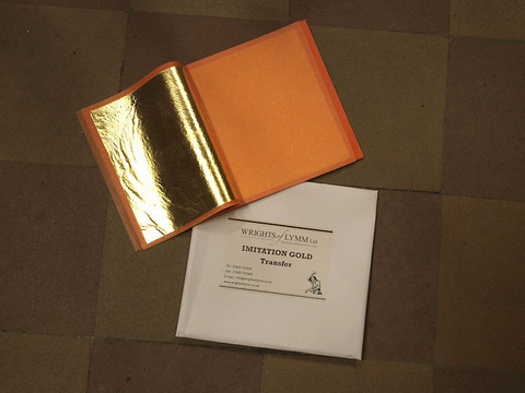 IMITATION GOLD LEAF STANDARD ON TRANSFER PAPER