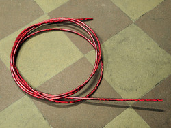 OUTER CABLE HOUSING RED GLITTER 2.5M X 5MM