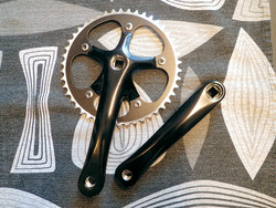CRANKSET 46T 175MM BLACK FOR SQUARE AXLE