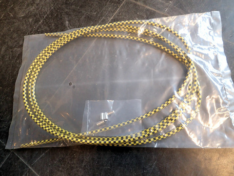 OUTER CABLE HOUSING YELLOW/BLACK 2.5M X 5MM