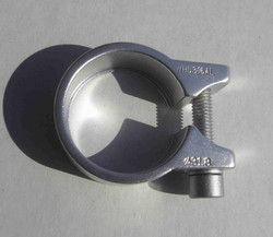 SEATPOST CLAMP 31.8MM SILVER