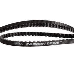 GATES CARBON DRIVE BELT 115T, CENTER TRACK, CDX, BLACK