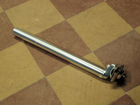 SEATPOST 28.0/400 MM BRIGHT ALUMINUM