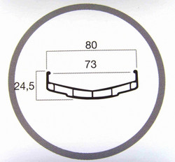 DOUBLE WALL RIM 24