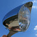 CC LED FRONT LAMP FOR DYNAMO HUB, 90 MM CHROME