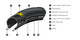 CONTINENTAL GRAND PRIX URBAN 700X35C 35-622 BLACK/BROWN FOLDABLE