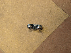 FENDER BRACKET FOR 4MM STAY, 2 BOLTS, ZINC PLATED