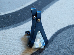 CINELLI TOE CLIPS S ALUMINIUM BLUE NOS