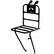 FRONT RACK STECO BLACK 30 CM