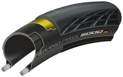 CONTINENTAL GRAND PRIX 5000 700X28C 28-622 BLACK/CREAM FOLDABLE