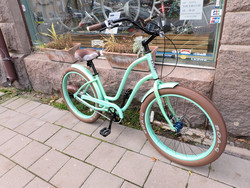 3G NEWPORT WOMEN'S CRUISER BIKE 3-V GREEN