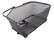 STEEL MESH REAR BASKET ATRAN DAILY, BLACK
