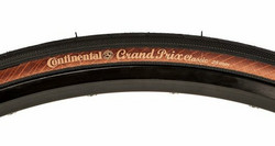 CONTINENTAL GRAND PRIX CLASSIC 700X25C 25-622 BLACK/BROWN