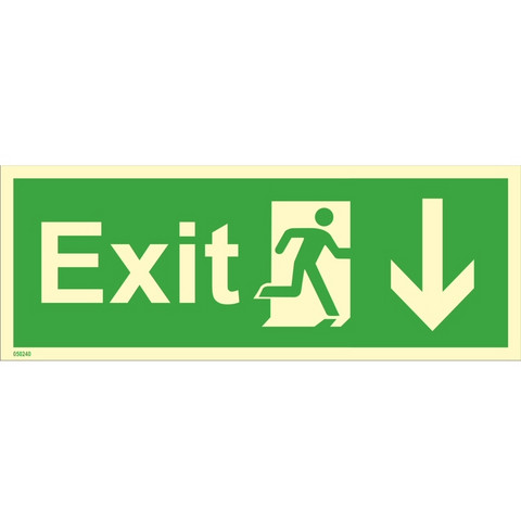 Exit, down right side