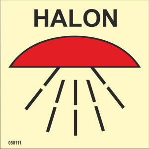 Halonin suojaama tila