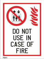 Do not use in case of fire
