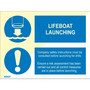 Lifeboat launching procedure