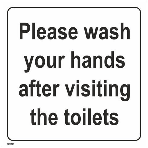 Pese kädet wc käynnin jälkeen