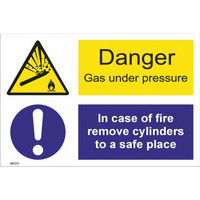 Danger! Gas under pressure