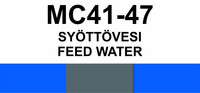 MC41-47 Syöttövesi | Feed water