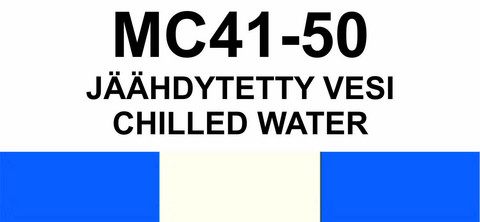 MC41-50 Jäähdytetty vesi | Chilled water