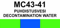 MC43-41 Puhdistusvesi | Decontamination water
