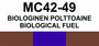 MC42‑49 Biologinen polttoaine | Biological fuel