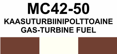MC42‑50 Kaasuturbiinipolttoaine | Gas-turbine fuel