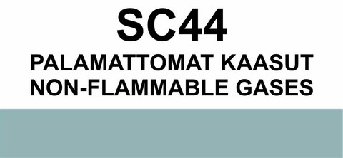 SC44 Palamattomat kaasut | Non-Flammable gases