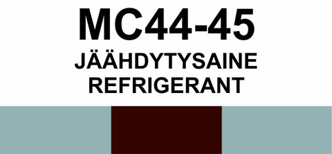 MC44-45 Jäähdytysaine | Refrigerant