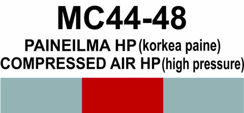 MC44-48 Paineilma HP (korkea paine) | Compressed air HP (high pressure)