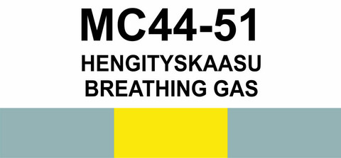 MC44-51 Hengityskaasu | Breathing gas