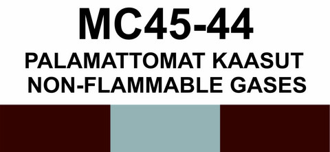 MC45-44 Palamattomat kaasut | Non-flammable gases