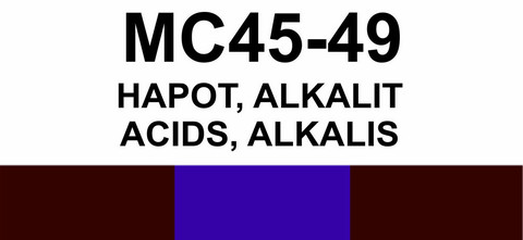 MC45‑49 Hapot, alkalit | Acids, alkalis