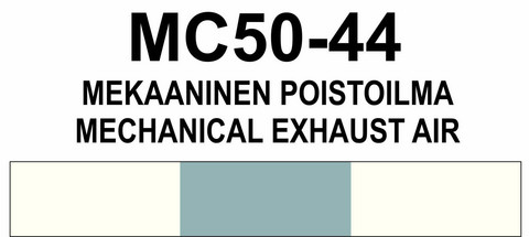 MC50-44 Mekaaninen poistoilma | Mechanical exhaust air