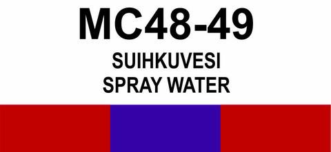 MC48‑49 Suihkuvesi | Spray water