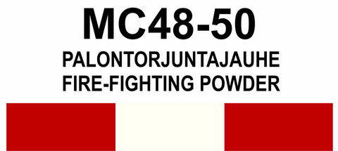 MC48‑50 Palontorjuntajauhe | Fire-fighting powder