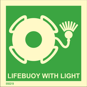 Lifebuoy with light available immediately from stock