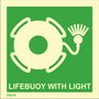 Lifebuoy with light Dura-Plate available immediately from stock