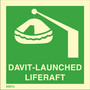 Davit-launched liferaft available immediately from stock