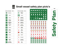 Small vessel safety plan picto’s